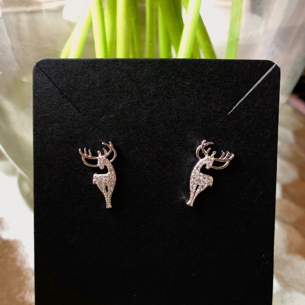 Deer Zircon Stud earrings